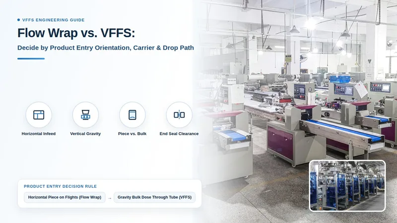 Flow Wrap or VFFS? Decide by How the Product Enters the Pack technical overview banner